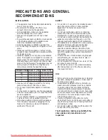 Preview for 3 page of Whirlpool AFB 828 Instructions For Use Manual