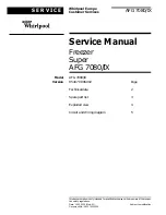 Whirlpool AFG 7080/IX Service Manual preview