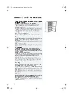 Preview for 4 page of Whirlpool AFG 8184 IX Instructions For Use Manual