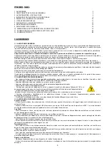 Предварительный просмотр 3 страницы Whirlpool AFO 640 Installation, Use And Maintenance Manual