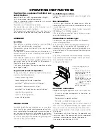 Preview for 7 page of Whirlpool AGB 404/WP Installation, Operating And Maintenance Instructions