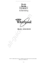 Предварительный просмотр 1 страницы Whirlpool AGG 902 IX User Manual