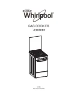 Whirlpool AGG540IX Instruction Manual preview