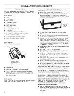 Preview for 4 page of Whirlpool AGP200VDW Installation Instructions Manual