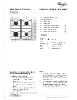 Whirlpool AKM 260 Datasheet preview