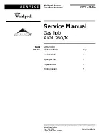 Whirlpool AKM 260 Service Manual preview