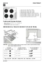 Whirlpool AKM 330 Product Description Sheet предпросмотр