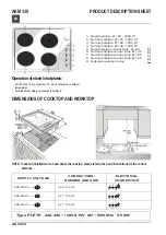 Preview for 12 page of Whirlpool AKM 330 Product Description Sheet