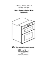 Предварительный просмотр 1 страницы Whirlpool AKP 161 Users Manual & Installation Handbook