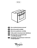 Whirlpool AKP 461 User And Maintenance Manual preview