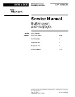 Whirlpool AKP 619/IX/01 Service Manual предпросмотр