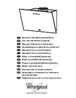 Whirlpool AKR 039 User And Maintenance Manual предпросмотр