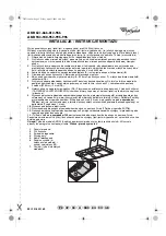 Предварительный просмотр 5 страницы Whirlpool AKR 631 Installation Datasheet