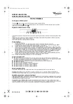 Предварительный просмотр 9 страницы Whirlpool AKR 631 Installation Datasheet