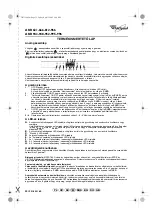 Предварительный просмотр 15 страницы Whirlpool AKR 631 Installation Datasheet