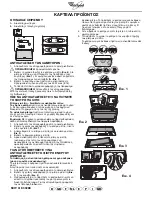 Предварительный просмотр 43 страницы Whirlpool AKR601UMIX Instructions For Use Manual