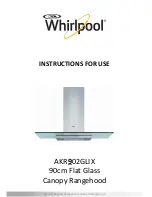 Предварительный просмотр 1 страницы Whirlpool AKR902GLIX Instructions For Use Manual