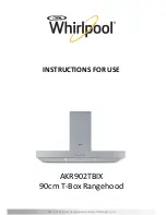 Предварительный просмотр 1 страницы Whirlpool AKR902TBIX Instructions For Use Manual