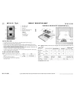 Preview for 1 page of Whirlpool AKT 301 IX Product Description Sheet