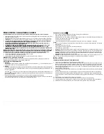 Предварительный просмотр 2 страницы Whirlpool AKT 759 Product Description Sheet