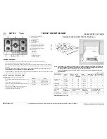 Whirlpool AKT 780 Product Description Sheet preview