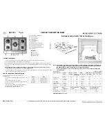 Preview for 1 page of Whirlpool AKT 780 Product Description Sheet