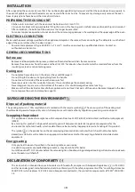 Preview for 4 page of Whirlpool AKZ 232 User And Maintenance Manual