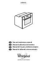 Whirlpool AKZM 652 User And Maintenance Manual предпросмотр