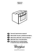 Предварительный просмотр 1 страницы Whirlpool AKZM 657 User And Maintenance Manual