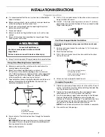 Предварительный просмотр 7 страницы Whirlpool Amana UXW7324BSS Installation Instructions And Use & Care Manual