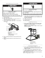 Предварительный просмотр 9 страницы Whirlpool Amana UXW7324BSS Installation Instructions And Use & Care Manual