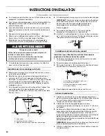 Предварительный просмотр 20 страницы Whirlpool Amana UXW7324BSS Installation Instructions And Use & Care Manual