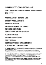 Preview for 1 page of Whirlpool AMD 061 Instructions For Use Manual