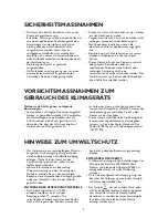 Предварительный просмотр 4 страницы Whirlpool AMD 081/1 Instructions For Use Manual