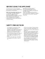 Preview for 4 page of Whirlpool AMD 310 Instructions For Use Manual