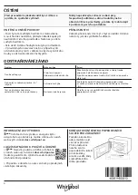 Предварительный просмотр 20 страницы Whirlpool AMW 4910/I Daily Reference Manual