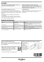 Предварительный просмотр 36 страницы Whirlpool AMW 4910/I Daily Reference Manual