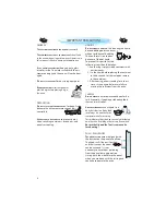 Предварительный просмотр 4 страницы Whirlpool AMW 832 Instructions For Use Manual