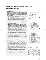 Preview for 9 page of Whirlpool ARC 5200 Instructions For Use Manual