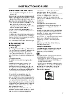 Preview for 1 page of Whirlpool ARC 7658 IX Instructions For Use