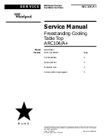 Preview for 1 page of Whirlpool ARC104/A+ Service Manual