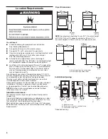 Предварительный просмотр 6 страницы Whirlpool Atlantis 3LWED4815FW Installation Instructions Manual