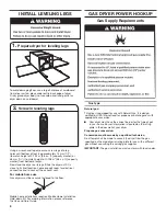 Предварительный просмотр 8 страницы Whirlpool Atlantis 3LWED4815FW Installation Instructions Manual