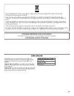 Предварительный просмотр 69 страницы Whirlpool Atlantis 3LWED4815FW Installation Instructions Manual