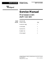 Whirlpool AVM 515 WH Service Manual preview