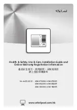 Whirlpool AWA07520N Health & Safety, Use & Care, Installation Manual And Online Warranty Registration Information preview