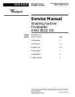 Whirlpool AWG 853 Service Manual preview