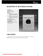 Предварительный просмотр 4 страницы Whirlpool AWG 860 Instruction Manual