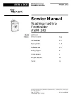 Whirlpool AWM 243 Service Manual preview