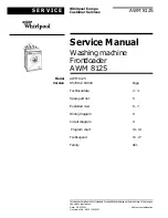 Whirlpool AWM 250/3 Service Manual предпросмотр